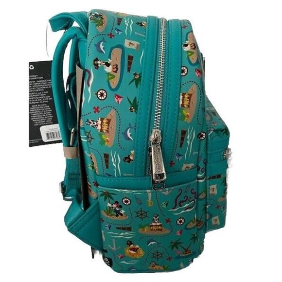 Loungefly Disney Pirate Mickey & Friends Mini Backpack AND  display picture 2